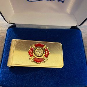 Anson money clip fireman theme